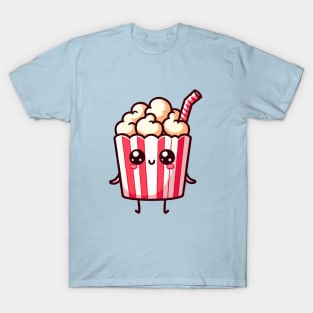 cute popcorn cartoon T-Shirt